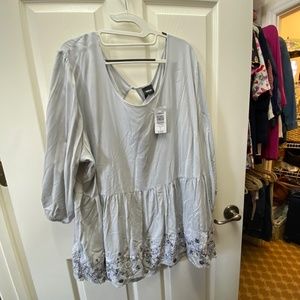 Brand New with Tags, Disney Princess Embroidered shirt from Torrid, size 4 or 3X